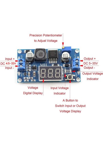 2 Adet XL6009 Dc-Dc Yükseltici Modül Ayarlanabilir Step-Up Yükseltici Dönüştürücü Modülü Dc-Dc 4.5V-32V Ila 5V-35V 4A Step-Up Modülü (Yurt Dışından)