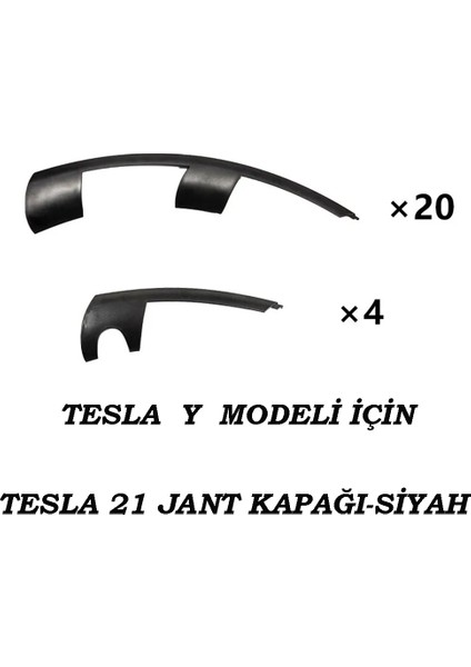 21 Inç Tesla Y Model Jant Kapağı Korumalığı Jant Yama Uberurbine 2021-2023 Tesla Mat Siyah fırsatları