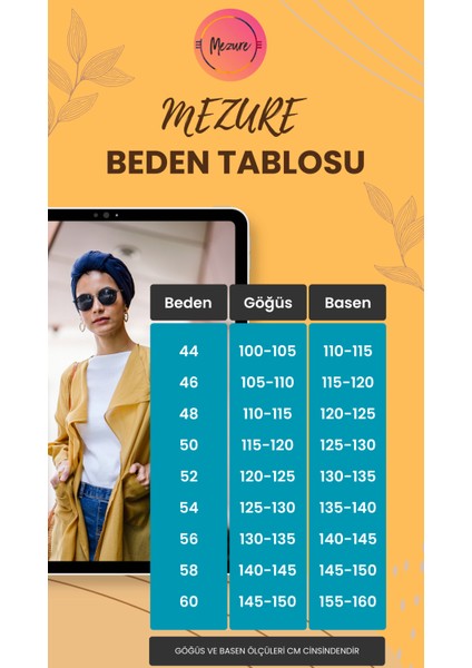Renkli Desenli Astarlı Şifon Bluz Büyük Beden