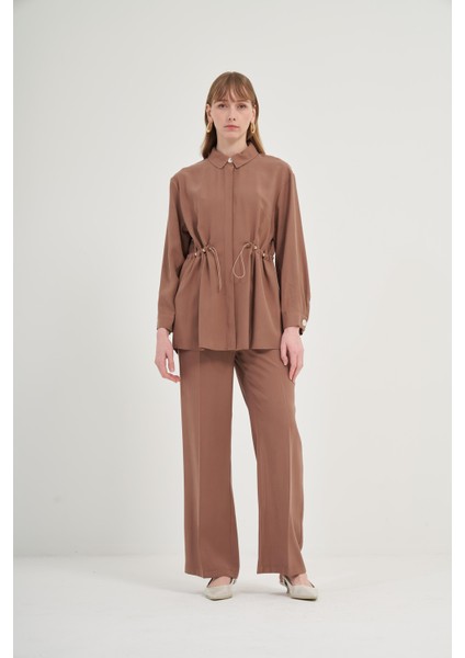 Kadın Pantolonlu Takım Fındık 31031