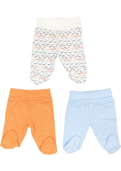 Tiffany Baby Striped Theme 3'lü Patikli Pantolon 53007