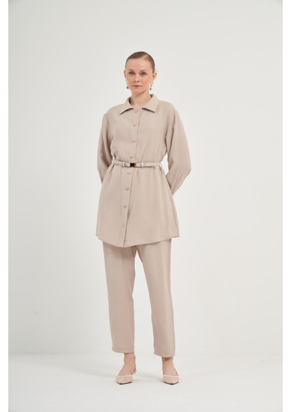 Kadın Pantolonlu Takım Taş 31035