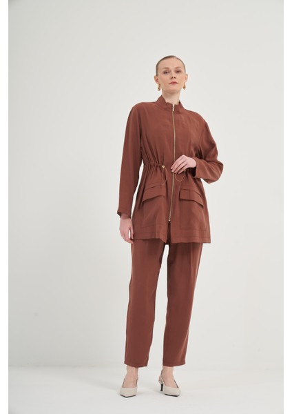 Kadın Modal Pantolonlu Takım Kiremit 31012 fiyatları