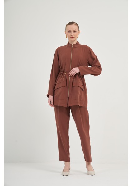 Kadın Modal Pantolonlu Takım Kiremit 31012 indirimleri