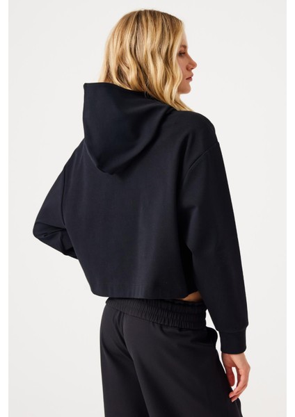 Aura Casual Hoodie Siyah
