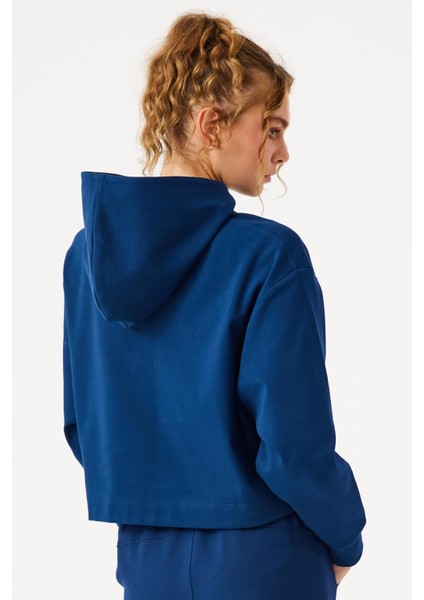 Aura Casual Hoodie Lacivert