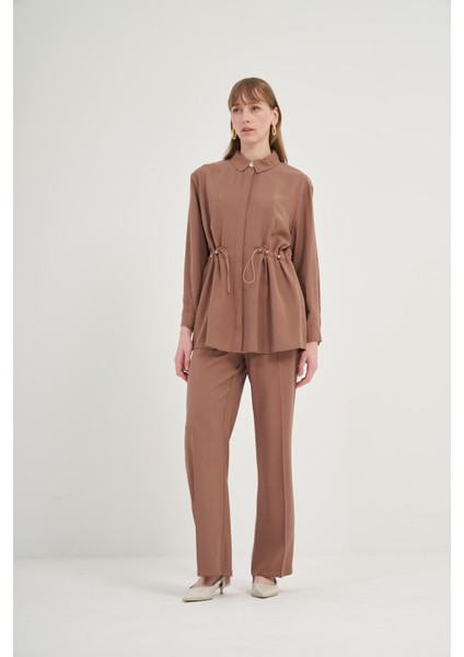Kadın Pantolonlu Takım Fındık 31031