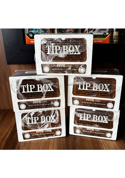 Tip Box Bahşiş Kutusu ve Kumbara (5’li Paket) Nostaljik Radyo Görünümlü Tipbox