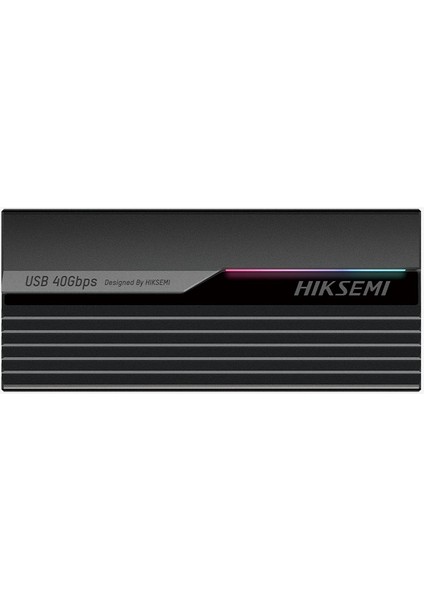 Mds4 Grey USB 4.0 Type-C Rgb Lighting Support M.2 Nvme Protocol Up To 40GBPS Taşınabilir HDD Kutusu