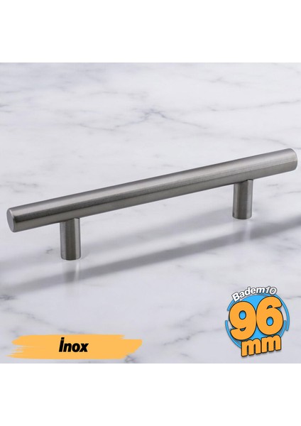 Inox Metal Mobilya Mutfak Çekmece Dolap Dolabı Kulbu Kulpu Kulpları (96 mm - 9.6 Cm) indirimleri