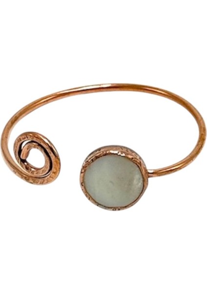 Helezon Doğal Taş Bakır Bileklik