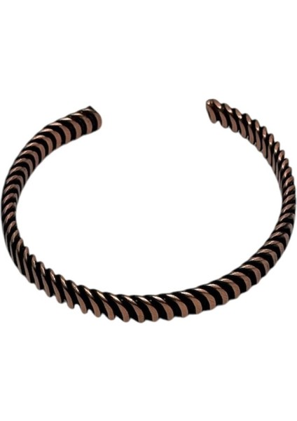 Helezon Bakır Bileklik İnce