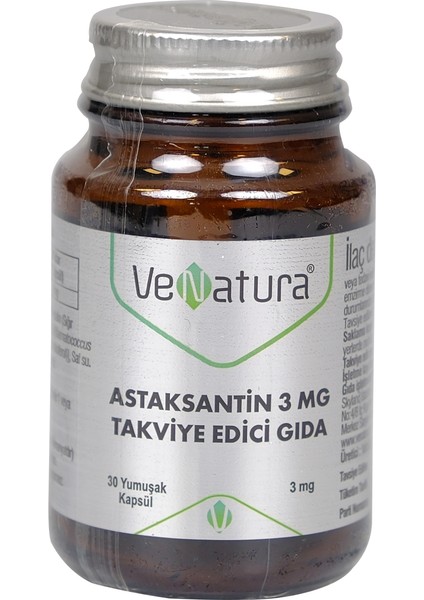 Astaksantın 3 Mg 30 Kaps