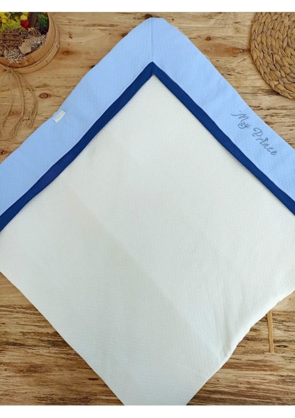 Mavi Erkek Bebek Battaniyesi Pamuktan Doğal Organik Uyku Kundağı Yenidoğan Hediyelik modelleri