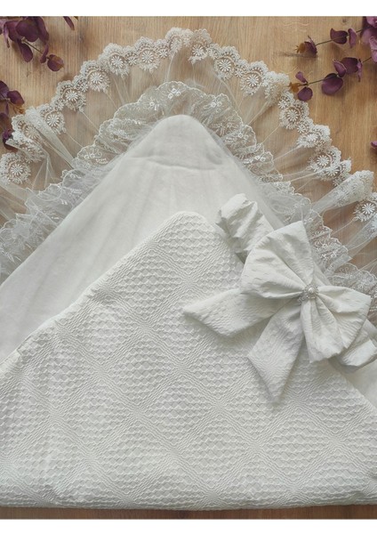 Ekru Kız Erkek Bebek Battaniyesi %100 Pamuklu Doğal Organik Uyku Kundağı Hastane Çıkışı Yenidoğan fırsatları