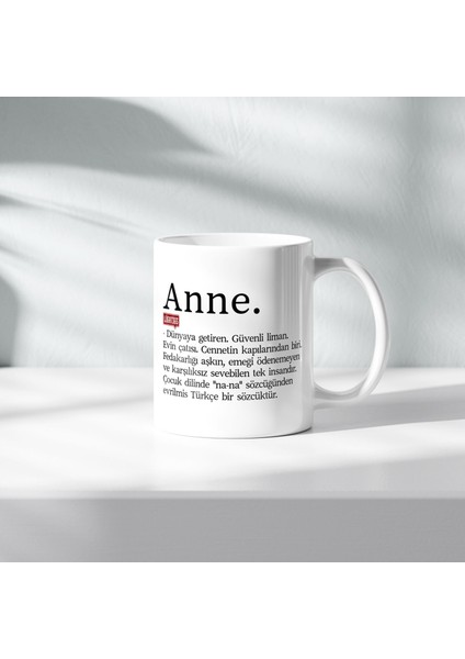 ''anne'' Yazılı Kupa