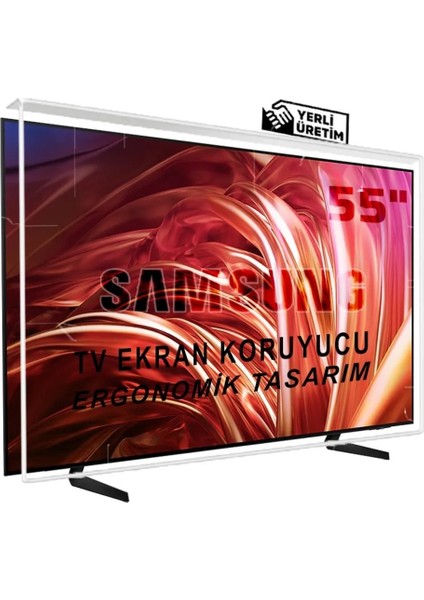 Samsung 2024 DU7000 55'' Inç Crystal UHD Tv Ekran Koruyucu.tv Kırılmaz Ekran Koruyucu