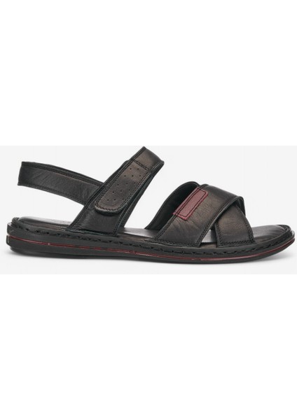 Iç Dış Deri Rahat Erkek Sandalet modelleri