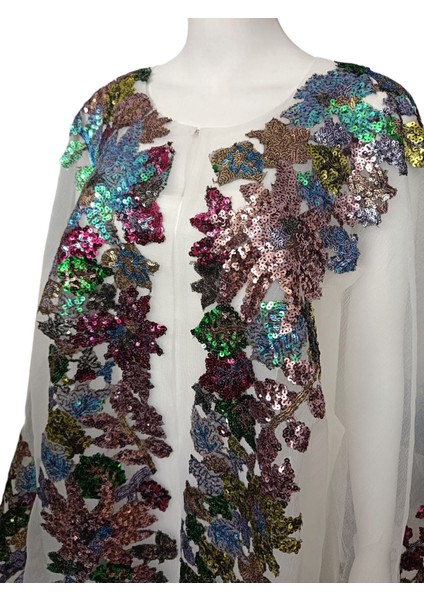 Beyaz Kaftan, Abiye Elbise, Büyük Beden Abiye