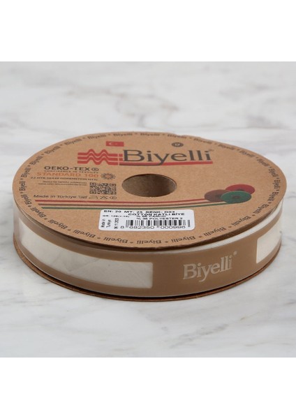 Crafts Pamuk Katlı Biye Krem - D03