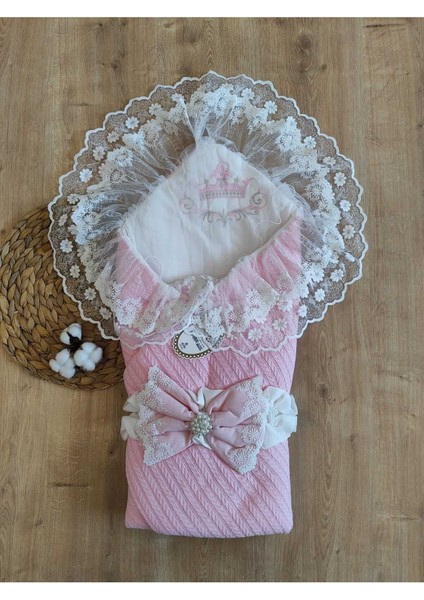 Triko Örgü Bebek Kundağı Unisex Bebek Dış Kundak Battaniyesi Hastane Çıkışı Kundak Battaniye
