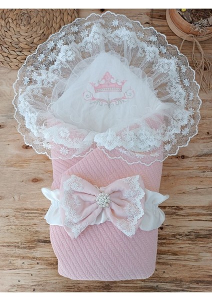 Triko Örgü Bebek Kundağı Unisex Bebek Dış Kundak Battaniyesi Hastane Çıkışı Kundak Battaniye