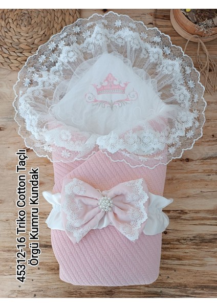 Triko Örgü Bebek Kundağı Unisex Bebek Dış Kundak Battaniyesi Hastane Çıkışı Kundak Battaniye
