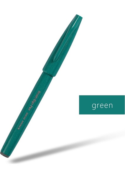 Pastel Yeşil Stil 1 Adet Japonya Pentel Dokunmatik Fırça Kalem Seti Pastel Renk Kaligrafi Kalemler Çizim Işaretleyiciler Yazı Mermi Dergisi Sanat Malzemeleri (Yurt Dışından)
