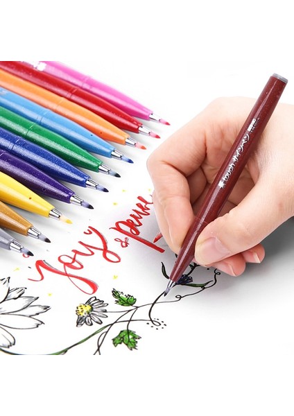 Pastel Yeşil Stil 1 Adet Japonya Pentel Dokunmatik Fırça Kalem Seti Pastel Renk Kaligrafi Kalemler Çizim Işaretleyiciler Yazı Mermi Dergisi Sanat Malzemeleri (Yurt Dışından) fırsatları