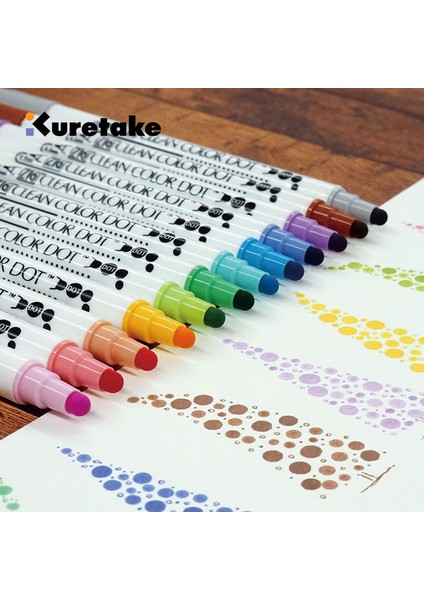No.80 Tarzı 1 Adet Japonya Kuretake Zig Tc Çift Kafa Yuvarlak Nokta Suluboya Kalem Günlük Kalem Kawaii Işaretleyici Kalem Sanat Malzemeleri (Yurt Dışından) fiyatları
