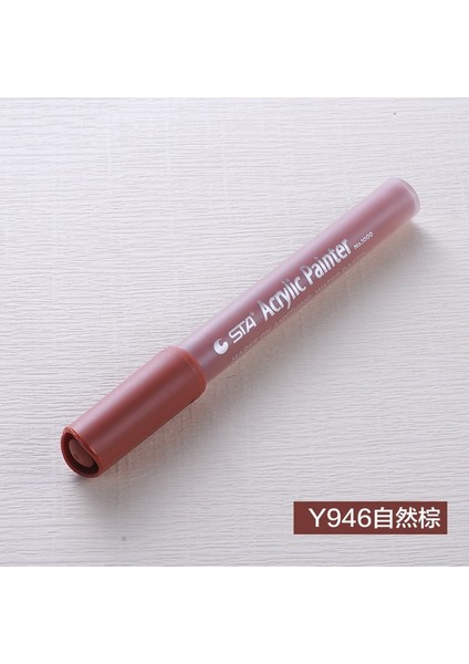 Y946 Stili 1 Adet Akrilik Boya Sanat Marker Kalem Su Bazlı Pigment Mürekkep Işaretleyici Kalemler Kaya Cam Porselen Kupa Ahşap Kumaş Boyama Doodling (Yurt Dışından)