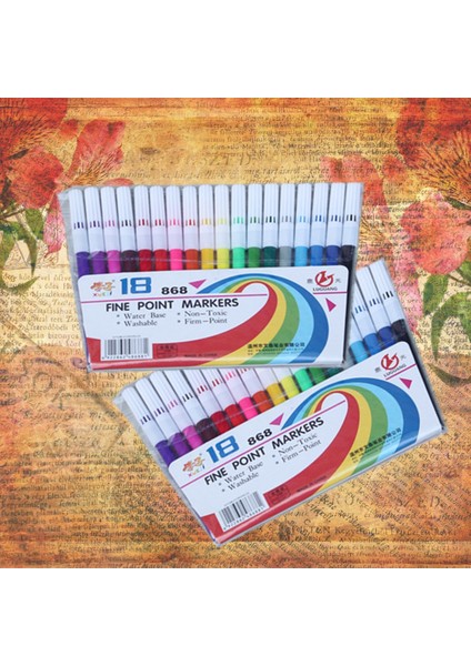 12 Renk Stili Sanat Marker Çizim Suluboya Kalem Renkli Kalem Çocuk Dıy Scrapbooking Marker Kalem Okul Kırtasiye Malzemeleri (Yurt Dışından) modelleri