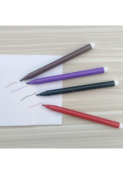 12 Renk Stili Sanat Marker Çizim Suluboya Kalem Renkli Kalem Çocuk Dıy Scrapbooking Marker Kalem Okul Kırtasiye Malzemeleri (Yurt Dışından) fırsatları