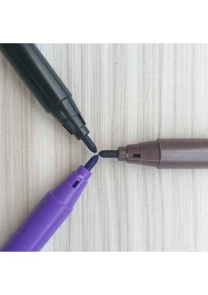 12 Renk Stili Sanat Marker Çizim Suluboya Kalem Renkli Kalem Çocuk Dıy Scrapbooking Marker Kalem Okul Kırtasiye Malzemeleri (Yurt Dışından) indirimleri