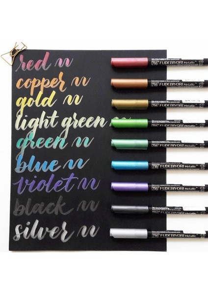 No.54 Tarzı Zıg Kuretake Fudebıyorı Soft Metal Fırça Kalemler Suluboya Marker Kalemler Boyama Yazı Kalemleri Japon 57 Renk (Yurt Dışından)