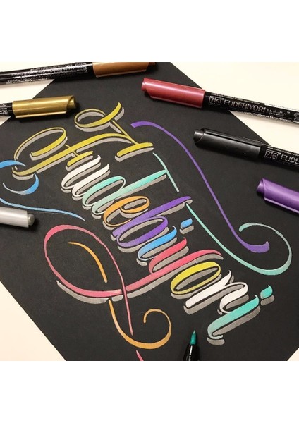 No.54 Tarzı Zıg Kuretake Fudebıyorı Soft Metal Fırça Kalemler Suluboya Marker Kalemler Boyama Yazı Kalemleri Japon 57 Renk (Yurt Dışından) modelleri