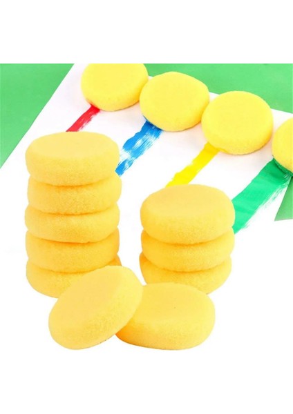 Sarı Stil Yuvarlak Sentetik Sanatçı Boya Sünger Zanaat Süngerleri Boyama Çömlek Suluboya Sanat Süngerleri Sarı 2. (Yurt Dışından) modelleri