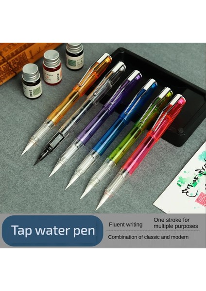 Mavi Stil 1 Dolma Kalem Tarzı Fırça Yumuşak Kafa Kaligrafi Güzel Kalem Mürekkep Ekleyebilirsiniz Sulu Boya Yeni Başlayanlar Kaligrafi Kopyalama Hattı Uygulama (Yurt Dışından) fırsatları