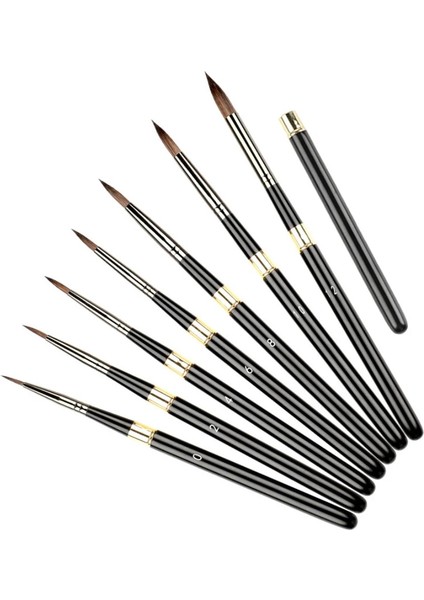 Bir Stil Metal Çubuk ile Guaj Suluboya Fırçası Premium Boya Fırçası Detay Sanat Boyama Fırçası Sanat Tırnak Çizim Sanat Malzemeleri (Yurt Dışından) fırsatları