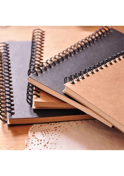E Stili Le Sketchbooks Günlüğü Boyama Grafiti Yumuşak Kapak Siyah Kağıt Eskiz Defteri Not Defteri Çizim Dizüstü Ofis Okul Malzemeleri (Yurt Dışından) modelleri