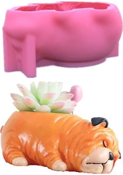 No.9 Stili 3D Hayvanlar Küçük Tilki Beton Silikon Pot Kalıp Etli Saksı Kil Çimento Alçı Kalıpları Dıy Ev Bahçe Saksı Kalıp (Yurt Dışından)