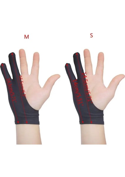 S Beden 2 Parmak Çizim Eldiveni Anti-Kirlenme Sanatçı Herhangi Bir Graainting Yazma Lehine Sağ ve Sol El Için Dijital Yetenek (Yurt Dışından) indirimleri