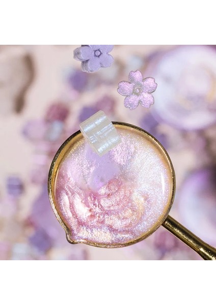 NO.2007 Stili Karışık Renk Glitter Sakura Mühür Mumu Damga Boncuk Dıy Hediye Zarf Düğün Davetiyesi Antik Mühür Balmumu Damga Yapma Araçları (Yurt Dışından) fiyatları