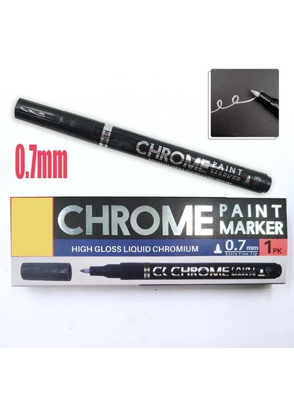 0,7 mm Stili 2021 Sanat Sıvı Krom Kalem Dıy Boya Gümüş Ayna Işaretleyici Solmaya Dayanıklı Metal Kalıcı Boya Craftwork Işaretleyiciler Kalemler Fosforlu Kalemler (Yurt Dışından)