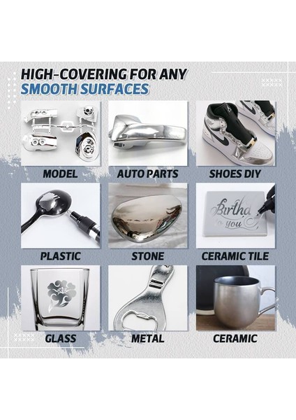 0,7 mm Stili 2021 Sanat Sıvı Krom Kalem Dıy Boya Gümüş Ayna Işaretleyici Solmaya Dayanıklı Metal Kalıcı Boya Craftwork Işaretleyiciler Kalemler Fosforlu Kalemler (Yurt Dışından) indirimleri