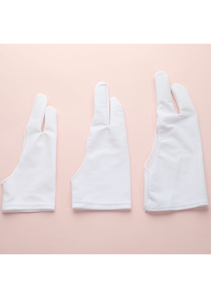 Çoklu Stil Hem Sağ Hem Sol El Için Uygun Iki Parmakla Çizim Eldiveni Çizim Tableti Için Kirlenme Önleyici Eldiven (Yurt Dışından) indirimleri