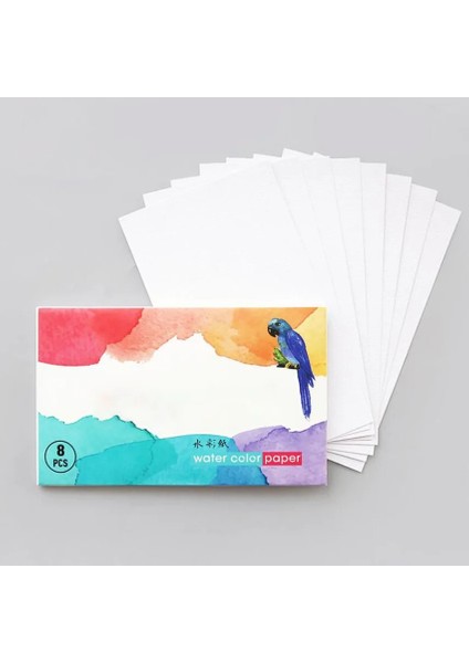 8 Yaprak 32K Suluboya Kağıdı Kitap Taşınabilir Boyama Yazma Eskiz Defterleri Öğrenciler Için Yeni Başlayanlar Için Taslak Eskiz Suluboya Kağıdı (Yurt Dışından) fiyatları