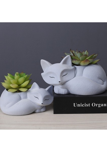 No.2 Tarzı 3D Hayvanlar Küçük Tilki Beton Silikon Pot Kalıp Etli Saksı Kil Çimento Alçı Kalıpları Dıy Ev Bahçe Saksı Kalıp (Yurt Dışından) fırsatları