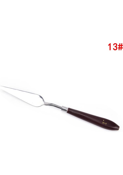 No.13 Tarzı Paslanmaz Çelik Boyama Paleti Kazıma Araçları Kürek Spatula Yağlıboya Bıçağı Sanatçı Aracı Ofis Okul Malzemeleri Için (Yurt Dışından)