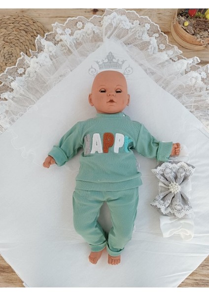 Triko Przm Bebek Kundağı Unisex Bebek Dış Kundak Battaniyesi Hastane Çıkışı Kundak Battaniye